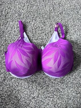 Cacique Bra 44 G Pink Full Coverage Lightly Lined Back Smoother Underwire